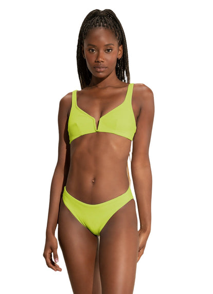 Maaji Mellow Green Victory V Wire Bralette Bikini Top