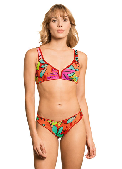 Maaji Crimson Sublimity Classic Bikini Bottom - XS / Red / Signature Cut