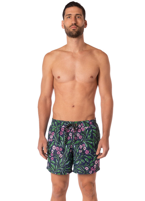 Main image -  Maaji Water Rose Sailor Sporty Shorts