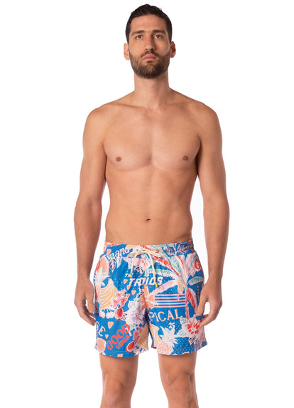  Maaji Tropical Bliss Sailor Sporty Shorts