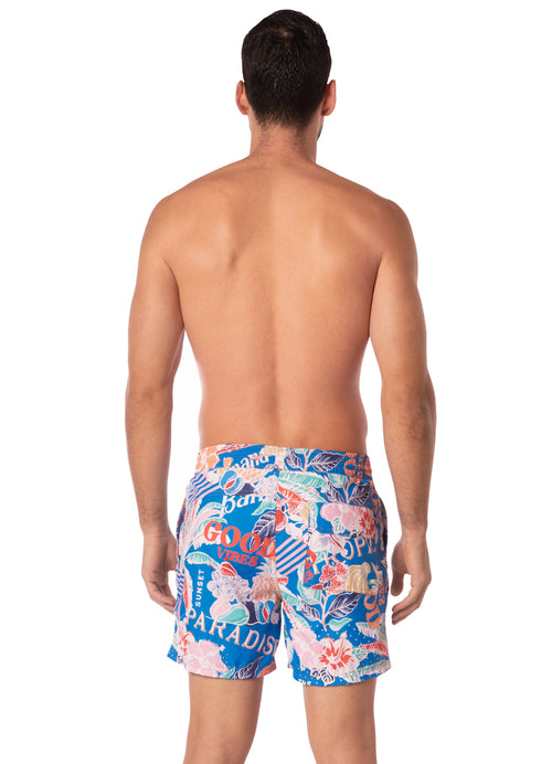 Hover image -  Maaji Tropical Bliss Sailor Sporty Shorts