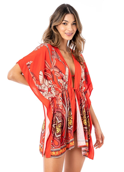 Thumbnail - Maaji Parrot Palms Addy Kaftan - 4