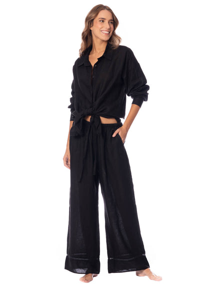 Thumbnail - Maaji Jade Black Carme Pants - 3