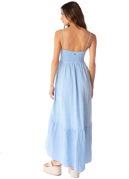 Thumbnail - Maaji Stone Blue Isadora Long Dress - 4