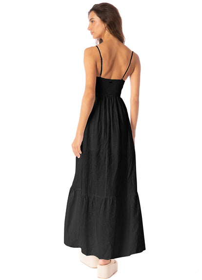 Thumbnail - Maaji Jade Black Isadora Long Dress - 3