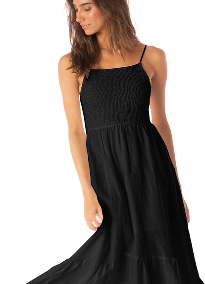 Thumbnail - Maaji Jade Black Isadora Long Dress - 2