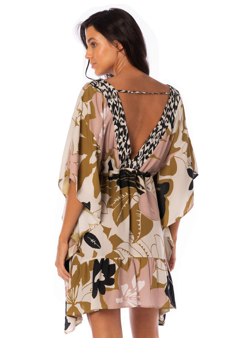 Hover image -  Maaji Vintage Garden Lilith Kaftan