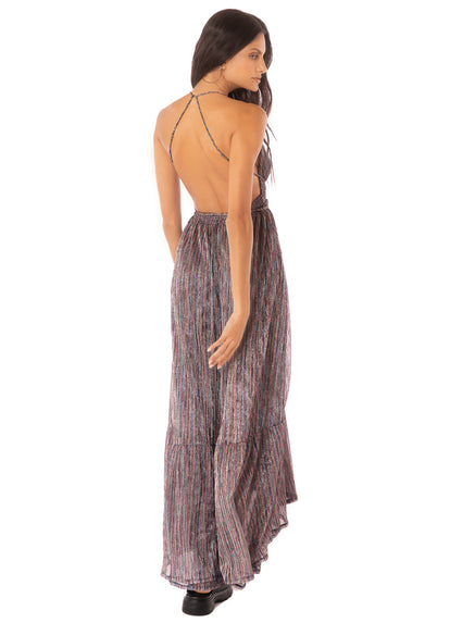  Maaji Golden Stripes Moon Bay Long Dress