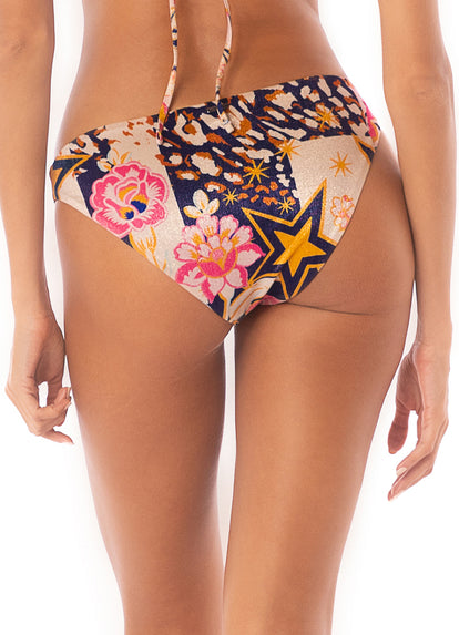 Thumbnail - Maaji Patchwork Rose Flirt Low Rise Thin Side Bikini Bottom - 5