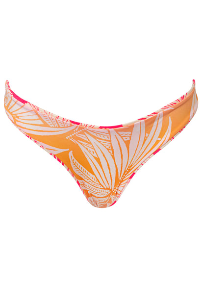 Thumbnail - Maaji Pink Blossom Flirt Low Rise Thin Side Bikini Bottom - 7