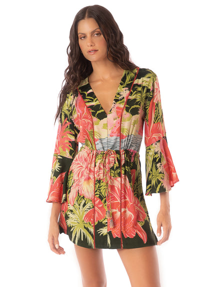 Thumbnail - Maaji Neo Hawaiian Enjoyable Kaftan - 4