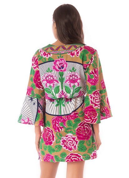 Thumbnail - Maaji Cerice Bouquet Enjoyable Kaftan - 5