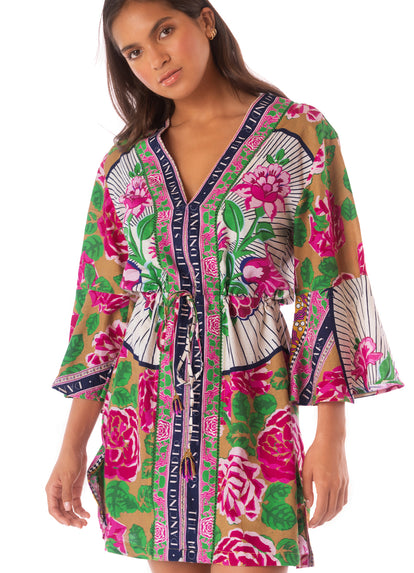  Maaji Cerice Bouquet Enjoyable Kaftan