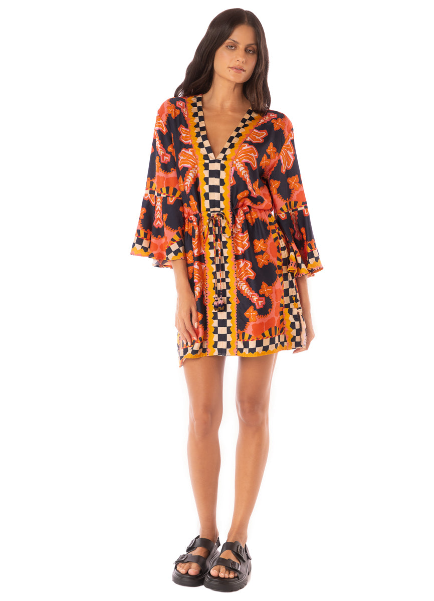 Maaji Racing Palms Joypop Kaftan