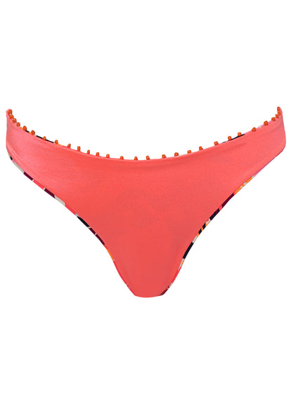 Thumbnail - Maaji Coral Leafy Sublimity Regular Rise Classic Bikini Bottom - 8