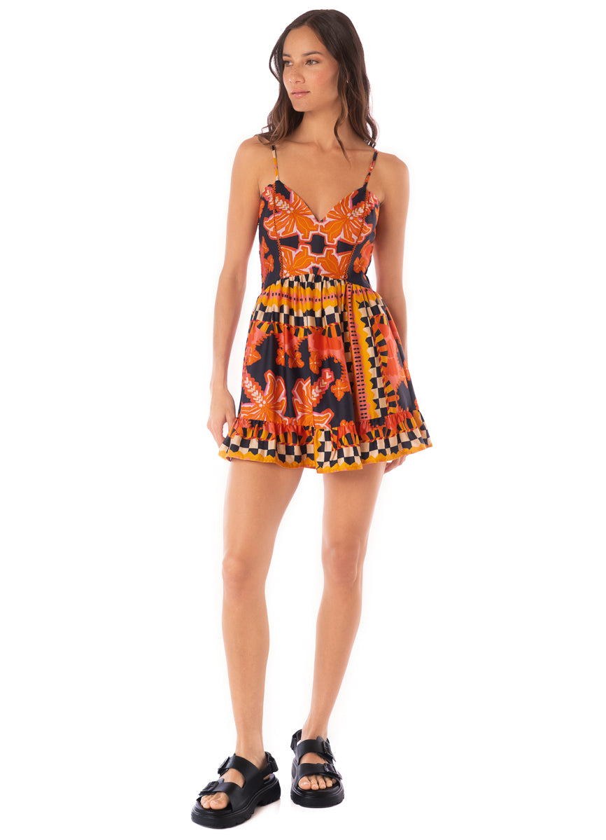 Maaji Racing Palms Amarina Short Dress