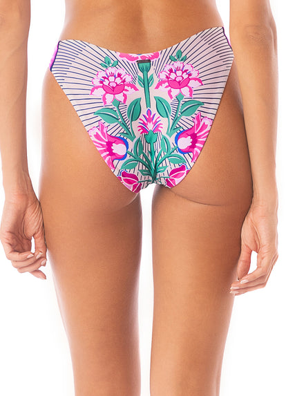 Thumbnail - Maaji Cerise Bouquet Splendour Regular Rise Thin Side Bikini Bottom - 5