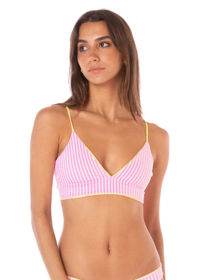 Thumbnail - Maaji Dream Palm Holly Triangle Long Line Bikini Top - 2