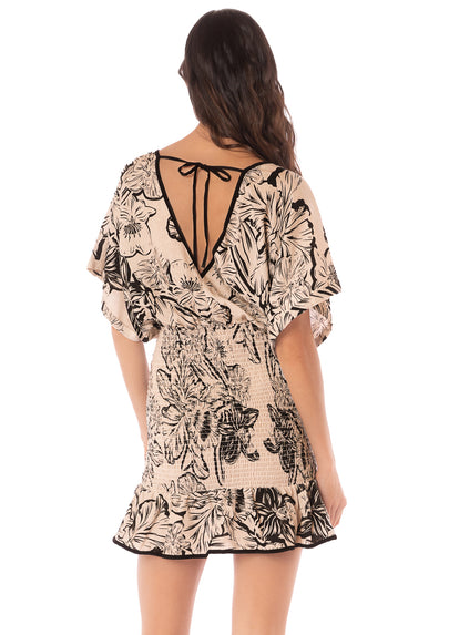 Thumbnail - Maaji Sepia Fiori Fresia Short Dress - 4