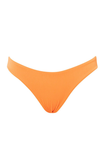 Buy Triangl Orange Mica Bikini Bottoms in Textured Nylon for Women in Oman