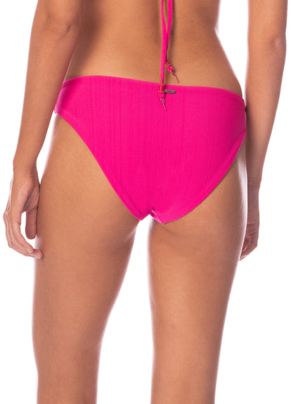 Thumbnail - Maaji Hot Magenta Sublimity Regular Rise Classic Bikini Bottom - 5