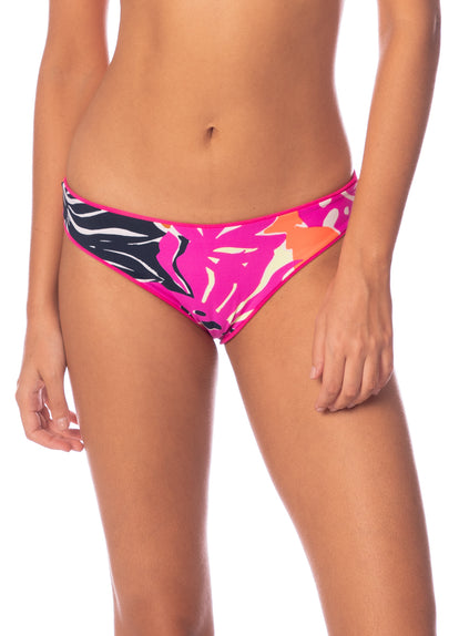 Thumbnail - Maaji Hot Magenta Sublimity Regular Rise Classic Bikini Bottom - 7