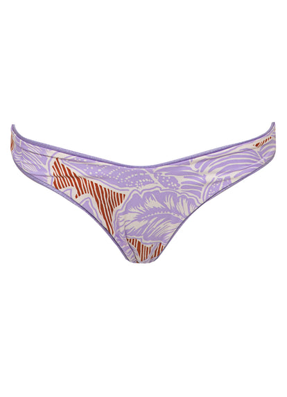 Thumbnail - Maaji Lavander Wisteria Splendour Regular Rise Thin Side Bikini Bottom - 7