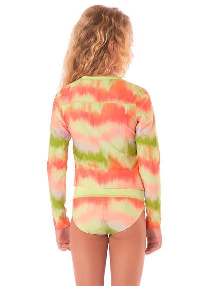 Thumbnail - Maaji Lime Ombré Odyssey Rashguard Set Girls - 2