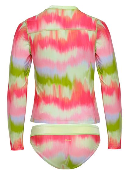 Thumbnail - Maaji Lime Ombré Odyssey Rashguard Set Girls - 7