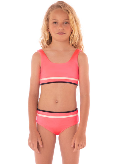 Thumbnail - Maaji Cerise Retro Bikini Set Girls - 1