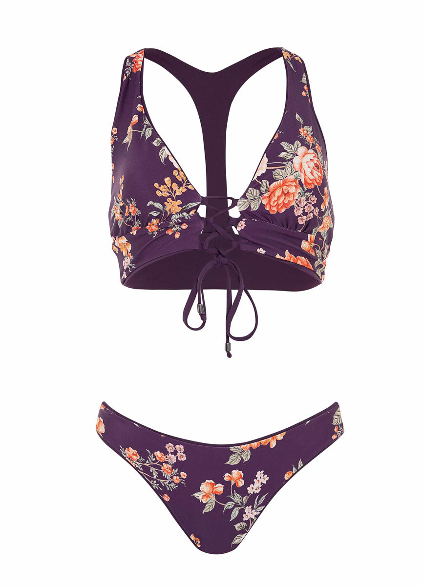 Maaji Dark Grape Sublimity Classic Bikini Bottom