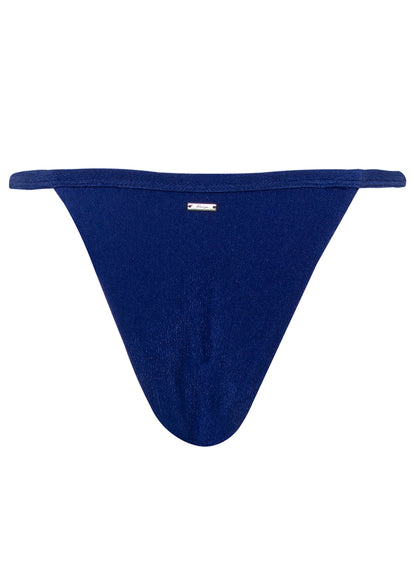 Thumbnail - Maaji Midnight Blue Nusa Regular Rise Split Strap Bikini Bottom - 7