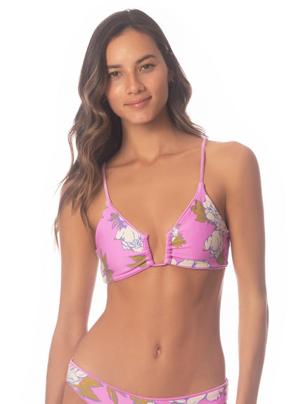 Thumbnail - Maaji Fondant Pink Bia U Wire Bralette Bikini Top - 6