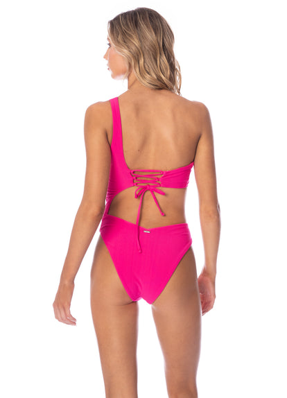  Maaji Hot Magenta Lousie Cut Out One Piece