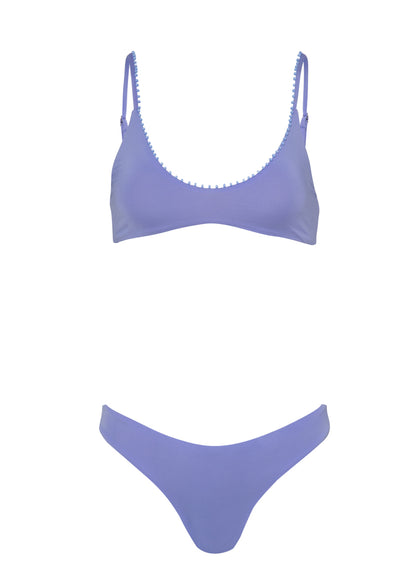 Thumbnail - Maaji Deep Periwinkle Liberties Classic Bralette Bikini Top - 10