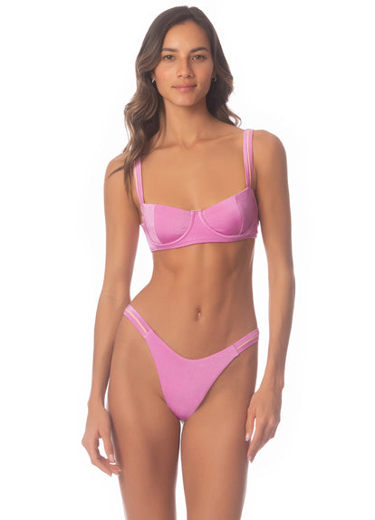  Maaji Fondant Pink Serendipity Unmolded Underwire Bikini Top