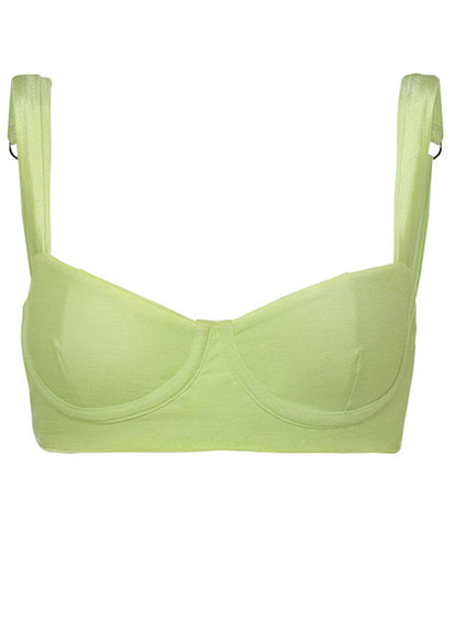 Thumbnail - Maaji Lemonade Green Serendipity Underwire Bikini Top - 8