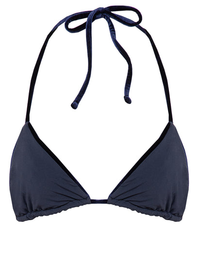 Thumbnail - Maaji Midnight Blue Balminess Fixed Triangle Bikini Top - 9