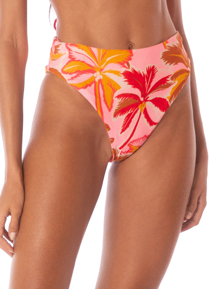 Thumbnail - Maaji Apple Red Wanderer High Rise Classic Bikini Bottom - 2