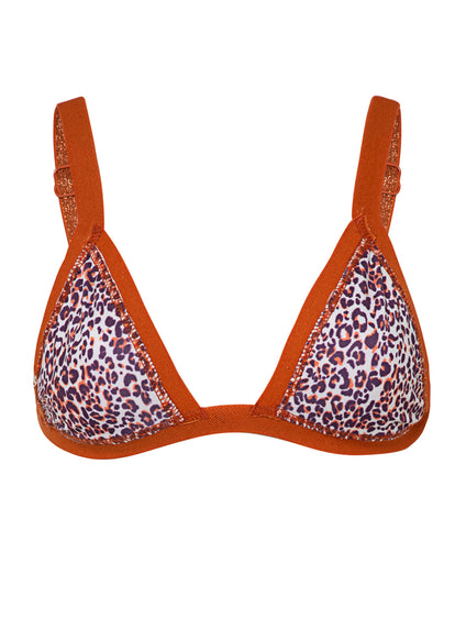 Thumbnail - Maaji Wisteria Bloom Raquel Fixed Triangle Bikini Top - 9