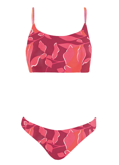 Sunrise Shirred Bralette Bikini