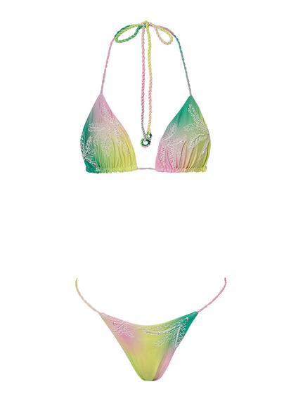 Thumbnail - Maaji Ombre Prism Blamy Sliding Triangle Bikini Top - 10