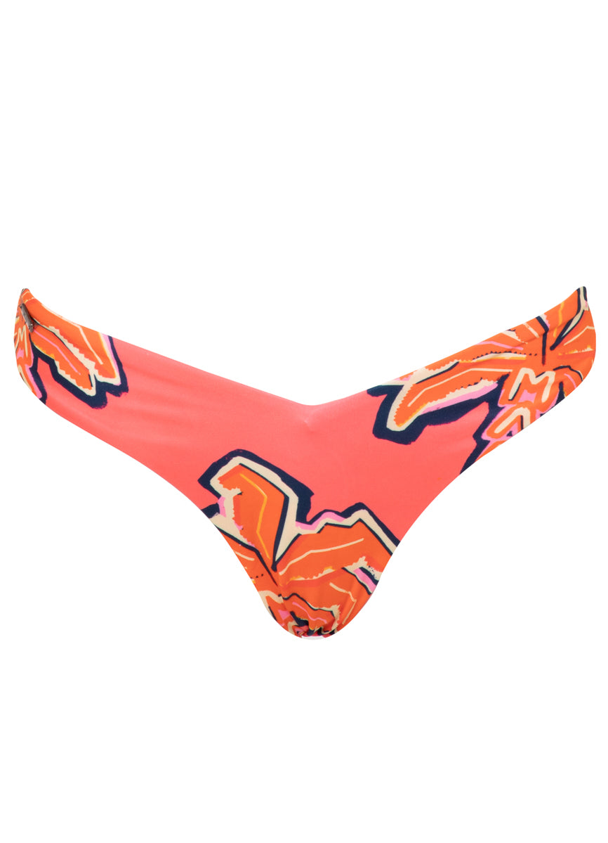 Maaji Racing Palms Valerya Regular Rise Double V Bikini Bottom