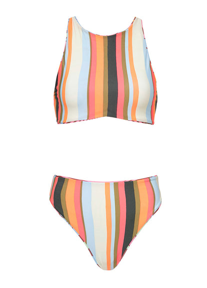 Thumbnail - Maaji Pattern Scope Gaby High Neck Bikini Top - 7