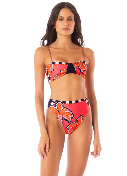  Maaji Racing Palms Jaslynn Classic Bralette Bikini Top