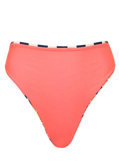 Thumbnail - Maaji Racing Palms Opal High Rise Classic Bikini Bottom - 8