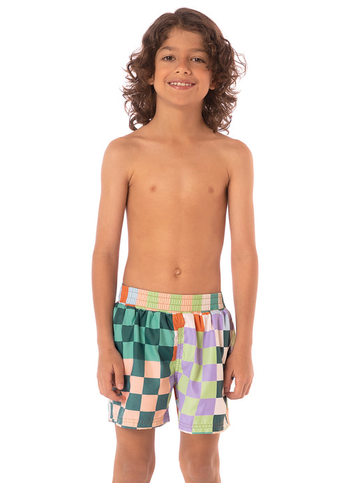 Main image -  Maaji Chess Little Sailor Boys Trunks