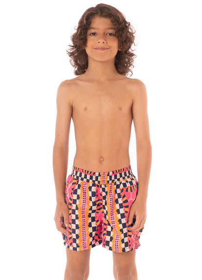  Maaji Racing Palms Little Sailor Boys Trunks