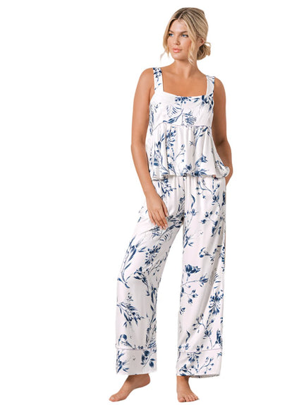  Maaji Blue Blossom Owl Sleeveless Pant Set