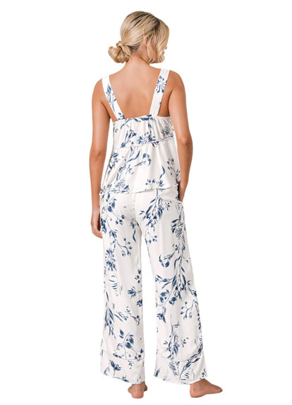  Maaji Blue Blossom Owl Sleeveless Pant Set